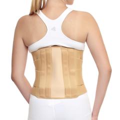 Witzion XXXL Contoured Lumbar Sacral Beige Back Support Belt, WI-17-BEIGE-XXXL