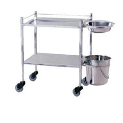 Aar Kay 76x46x81cm 2 Shelve SS Dressing Trolley