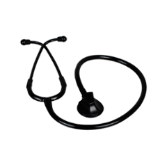 Vkare V-Neuvo Matte Black Edition Single Head Premium Stethoscope, VKB0114