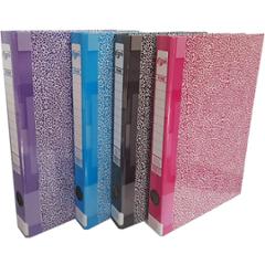 Expo Plasto Assorted Colour 2D Ring Binder File (Pack of 28)