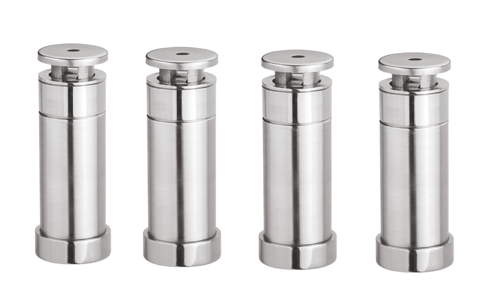 Nixnine Stainless Steel Heavy Duty Magnetic Door Stopper Ss 202 3in 4ps Pack Of 4