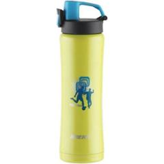 Haers 550ml Stainless Steel Green Vacuum Sports Bottle, HD-550-8-GRN