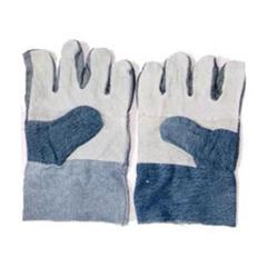 SRJ Leather & Jeans Safety Hand Gloves (Pack of 50)