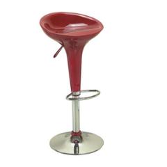 Divano Modular Leatherette Maroon Adjustable Bar Stool, DMB44