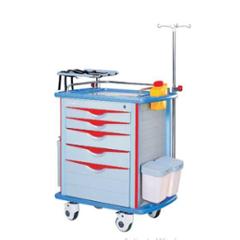 Aar Kay ABS Green Emergency Trolley