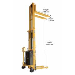 Godrej MS 1033 Semi Electric Stackers, Load Capacity: 1000 kg