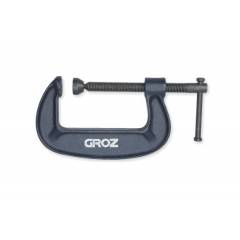 Groz 90mm SG Iron General Purpose G Clamp, GCL/13D/250