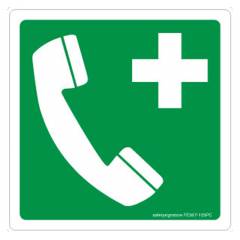 Safety Sign Store Emergency Phone-Graphic Sign Board, FE567-210AL-01