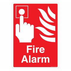 Safety Sign Store Fire Alarm Sign Board, GS208-A4PC-01