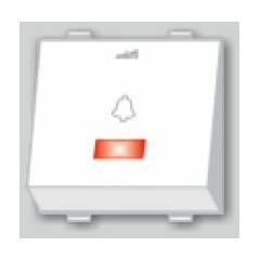 Cornetto Pearl 2 Modular Bell Push, 515 (Pack of 10)
