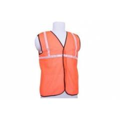 Udit 1 Inch Orange Polyester Reflective Safety Jackets (Pack of 10)