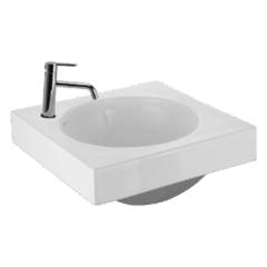 Cera Cabe Counter Cabinet Wash Basin, 2809, Colour: Snow White