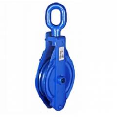 Kepro 10 Ton 16x1.1/4 inch Single Sheave Wire Rope Pulley Block, KWRP116100