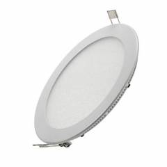 Luminup 9W 765 lm Neutral White LED Round Slim Panel Light, LM-PNL4CW-9WAC