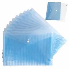 Qube Assorted Color Documents Button Folders (Pack of 60)