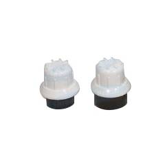 shreenathjee 2 Inch Plassval White Cap (Pack of 25)