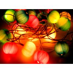 Tucasa Multi Colour Ball String Light, DW-146 (Pack of 2)
