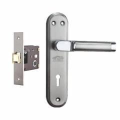 Plaza Regent SS Finish Handle with 200mm Baby Latch Keyless Lock