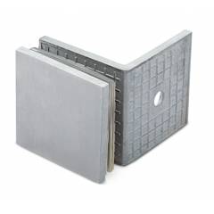 Godrej Stainless Steel Wall To Glass Clip, 7606