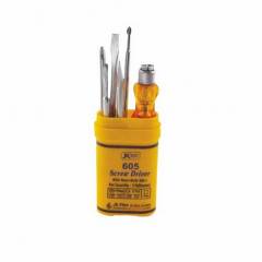 JK Electric Screw Driver Set With Extension 605