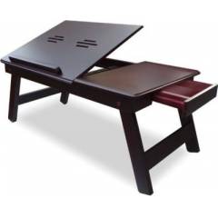 Home Store IBS Adjustable Study Engineered Wooden Portable Laptop Table, WLT4