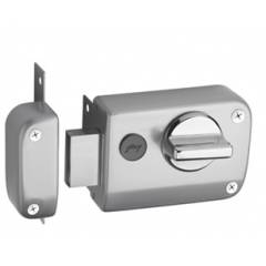 Godrej Ultra XL+ Rim Deadbolt 1 CK Satin Nickel Rim Lock, 6078