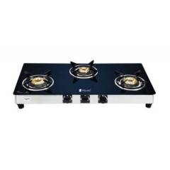 Monet 3 Burner Stylo Manual Toughened Glass Gas Stove