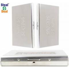 Stealodeal Why So Serious Double Sided Metal Debit/Credit Card Holder (Pack of 3)