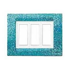 Benlo 12 Module Blue Granite Vesta Combination Plates, BS S1908 (Pack of 5)