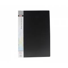 Saya Black Spring Cobra Clip File F/C, Dimensions: 242 x 20 x 355 mm (Pack of 2)