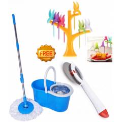 Navisha Assorted Steel Mop with Free Fruit Fork & Pizza Cutter, MOP0582