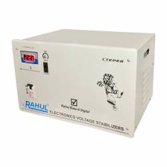 Rahul Base-6 C6 Digital 6kVA/24A/140-280V 3 Step Automatic Copper Voltage Stabilizer