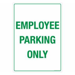 Safety Sign Store Employee Parking only Sign Board, GS518-A4V-01