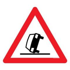 Asian Loto 3 mm Traffic Sign Bumpy Road Ahead Sign Board, ALC-SGN-16-900