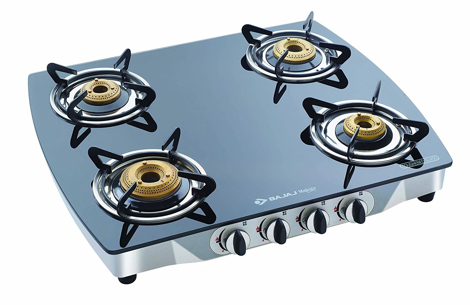 Buy Bajaj Cgx10 Ss 3 Burner Black Gas Cooktop Online At Best Price