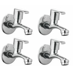 Apree Austin Silver Brass Bibcock (Pack of 4)