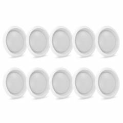Corvi Flat 4 6W Easy White Dimmable LED Panel Light (Pack of 10)
