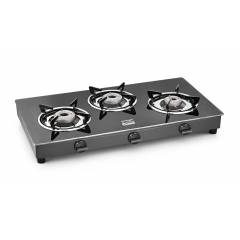 Padmini Cookplus 3GT Lava 3 Burner Crystal Black Gas Stove