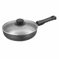Padmini Essentia 240mm Induction Base Non Stick Fry Pan with Glass Lid