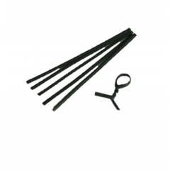 Superdeal 90m Black Twist Tie Roll (Pack of 5)