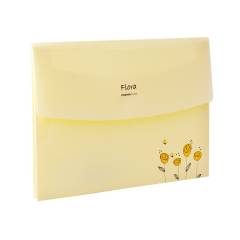 Callas Flora Large Document Bag Set of 2, Yellow