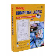 Oddy 35x51mm Dot Matrix Paper Label, DML35512