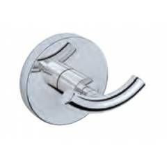 Jaquar Continental Full Antique Nickel And Full Silk Appeal Double Coat Hook, ACN-1161N