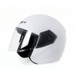 Vega Ridge White Open Face Helmet, Size (Large, 600 mm)