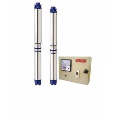 Sameer I-Flo 1HP 8 Stage Submersible Pump with Control Panel
