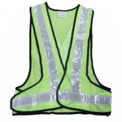STEC Green Reflective Florescent Jacket, Tape Reflectivity: 2 Inch (Pack of 50)