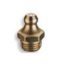 Groz 1/4 Inchx19 BSPT Taper Straight Grease Fitting, GFT/R/1-4/19