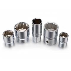 Akar 1/2 Inch Square Drive Sockets, Size: 21 mm (Pack of 10)