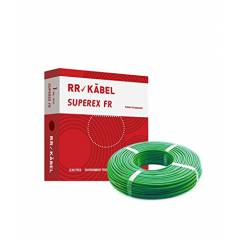 RR Kabel Superex-FR 1 Sq mm Green PVC Insulated Cable, Length: 90 m