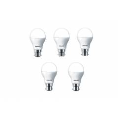 Philips 4W B-22 Cool White LED Bulbs (Pack of 5)